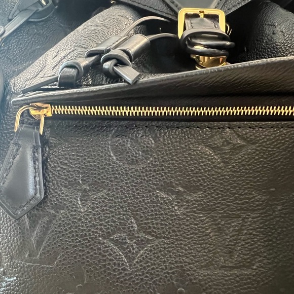 LOUIS VUITTON Black Monogram Empreinte Montsouris Backpack - Picture 13 of 16